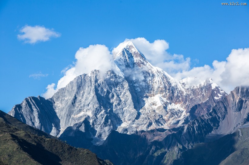 四川稻城亚丁高山风景图片
