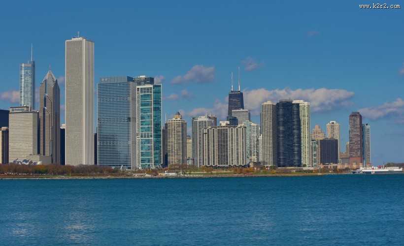 美国芝加哥风景图片