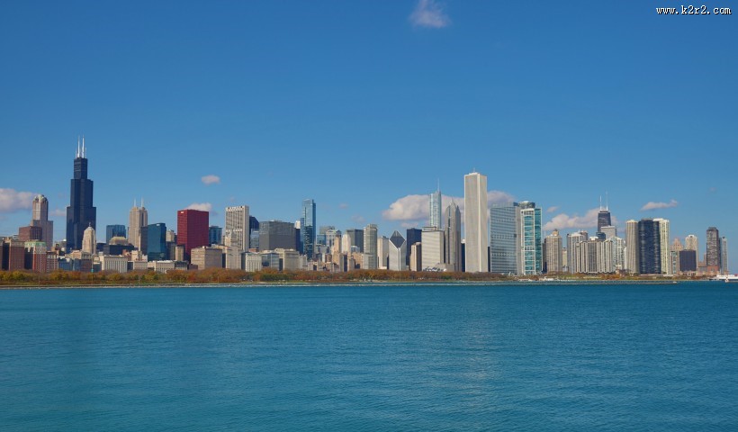 美国芝加哥风景图片