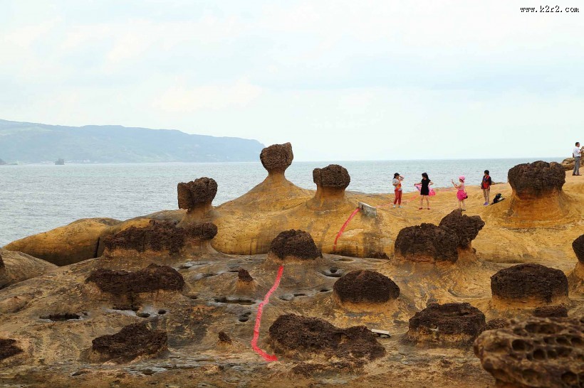 台湾野柳地质公园风景图片