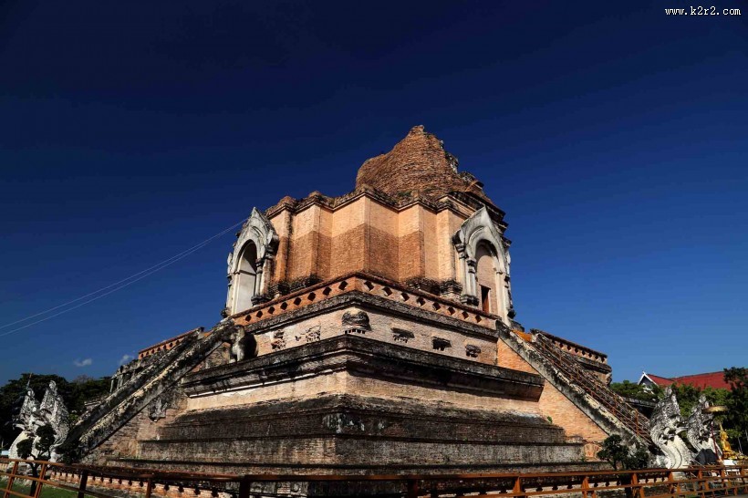 泰国清迈柴迪隆寺风景图片