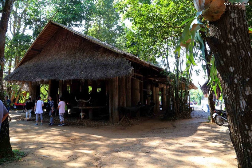 泰国黑庙风景图片