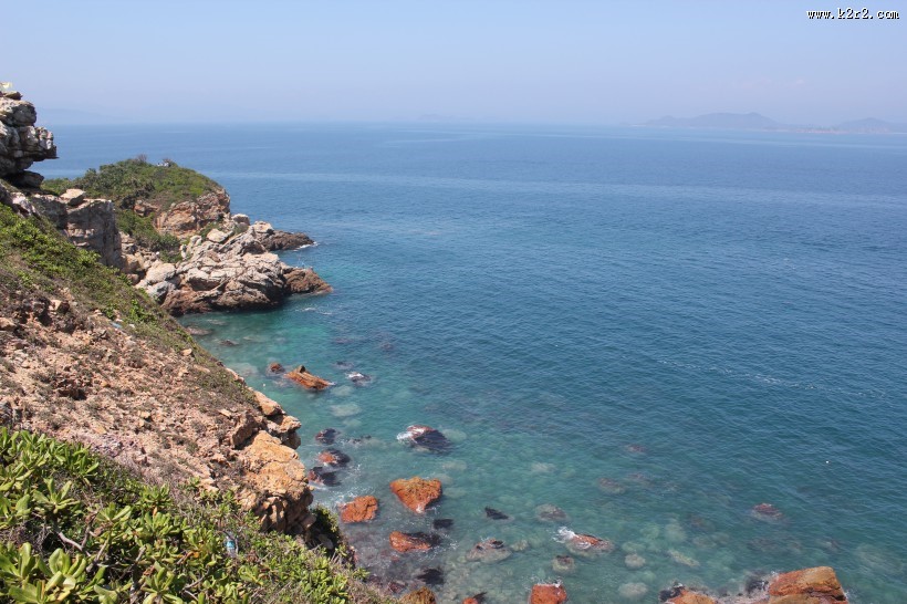 广东深圳鹿嘴山庄度假村唯美海景图片