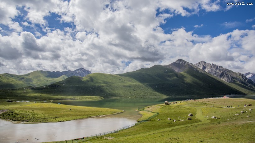 青海年保玉则壮阔风景图片