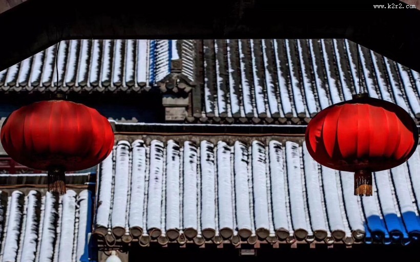 江苏扬州瘦西湖唯美冬日雪景图片大全