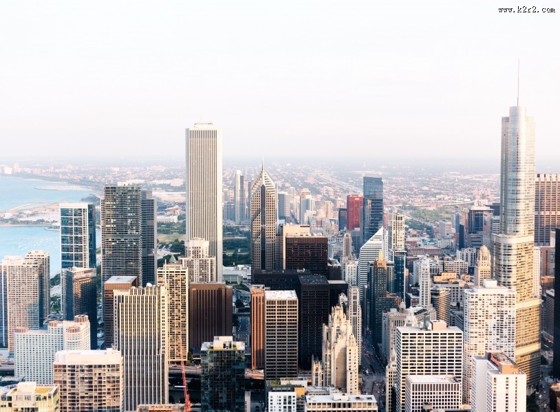美国芝加哥城市风景图片