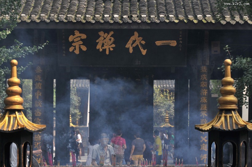 四川新都佛教圣地宝光寺风景图片