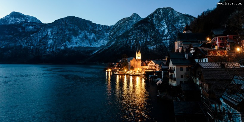 奥地利哈尔施塔特镇图片