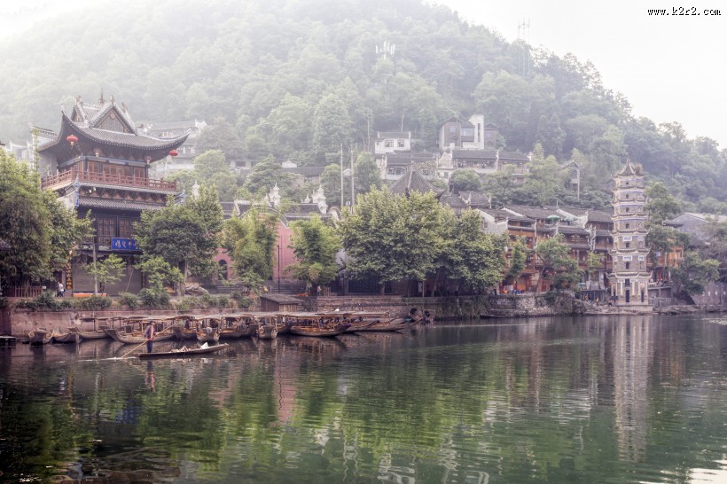 湖南湘西凤凰古城风景图片