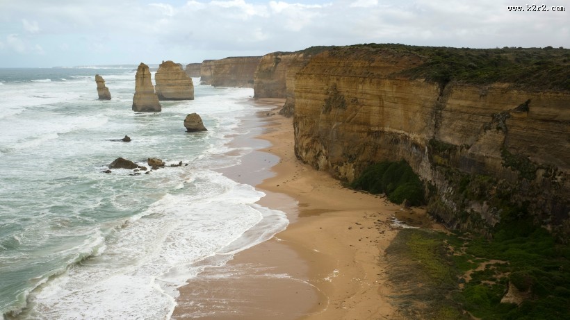 澳大利亚维多利亚州十二使徒岩图片大全