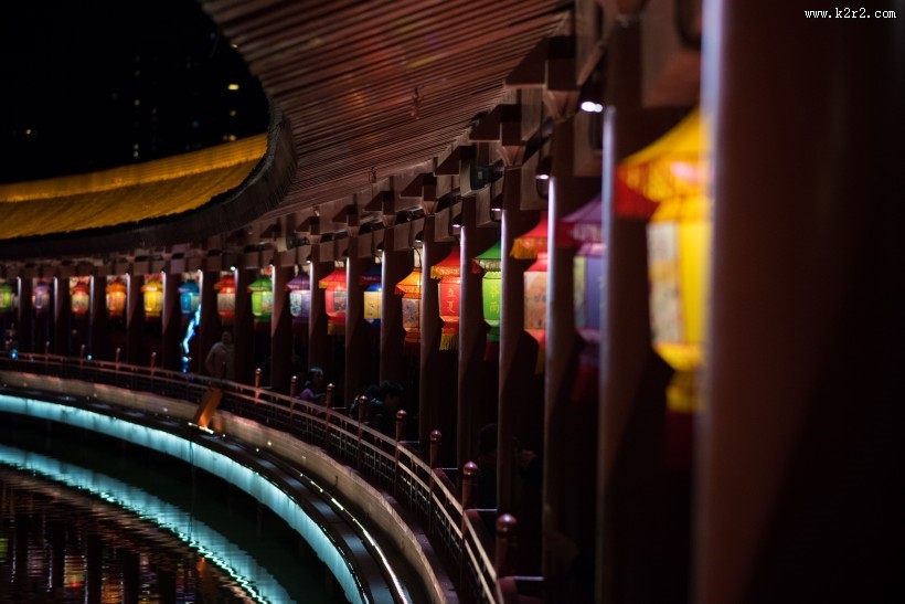 陕西西安大唐芙蓉园美丽夜景图片大全