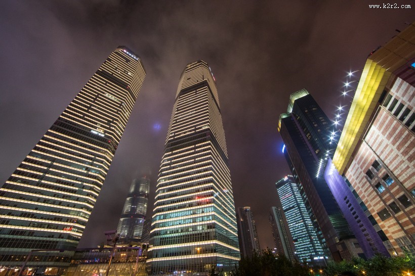 上海繁华夜景图片