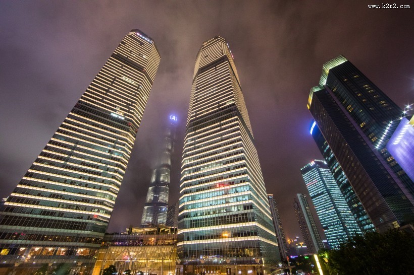 上海繁华夜景图片