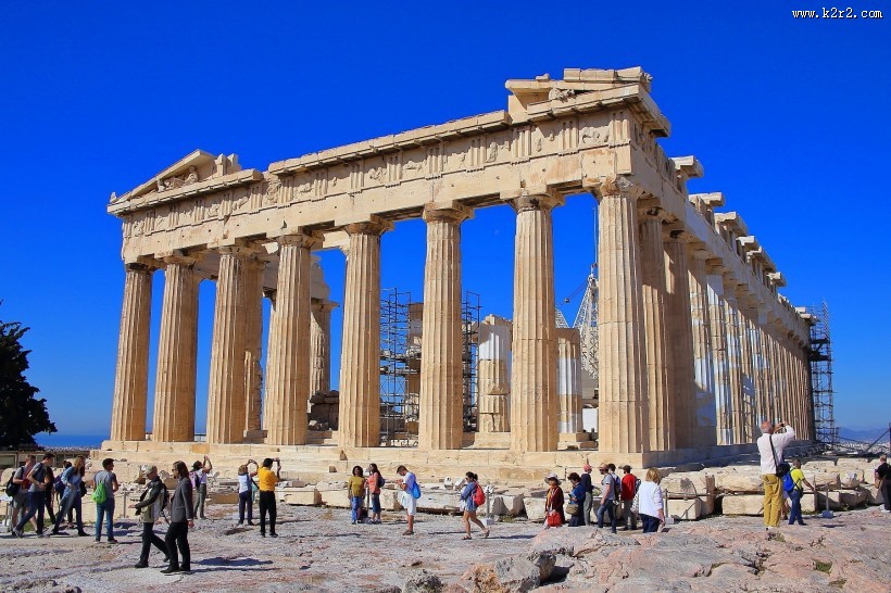 希腊雅典卫城风景图片大全