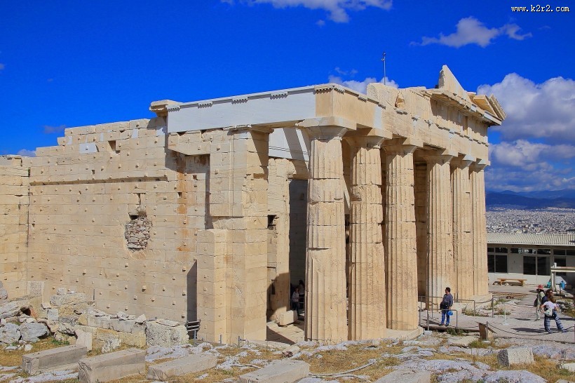 希腊雅典卫城风景图片大全