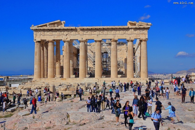 希腊雅典卫城风景图片大全