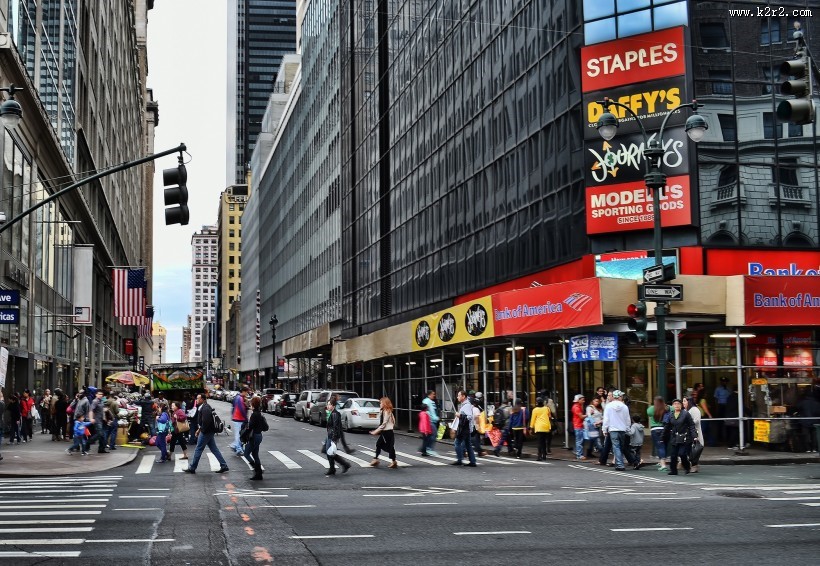 美国纽约曼哈顿城市建筑风景图片