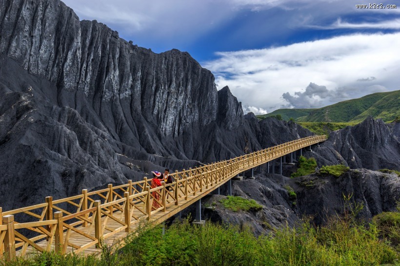 四川墨石公园风景图片
