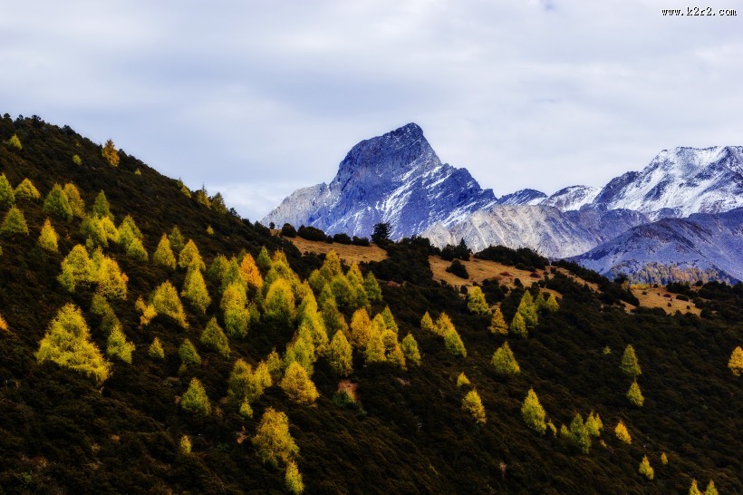 四川亚拉雪山风景图片