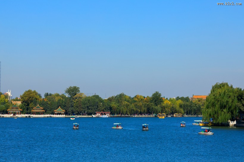 北京北海公园风景图片