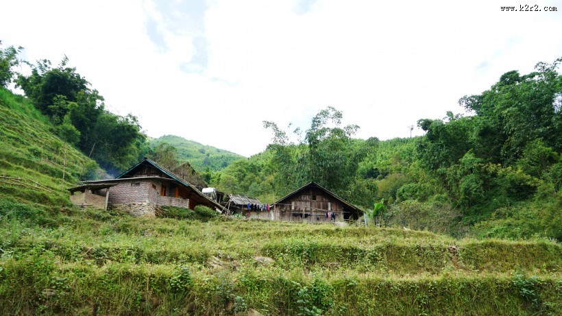 越南山地梯田风景图片