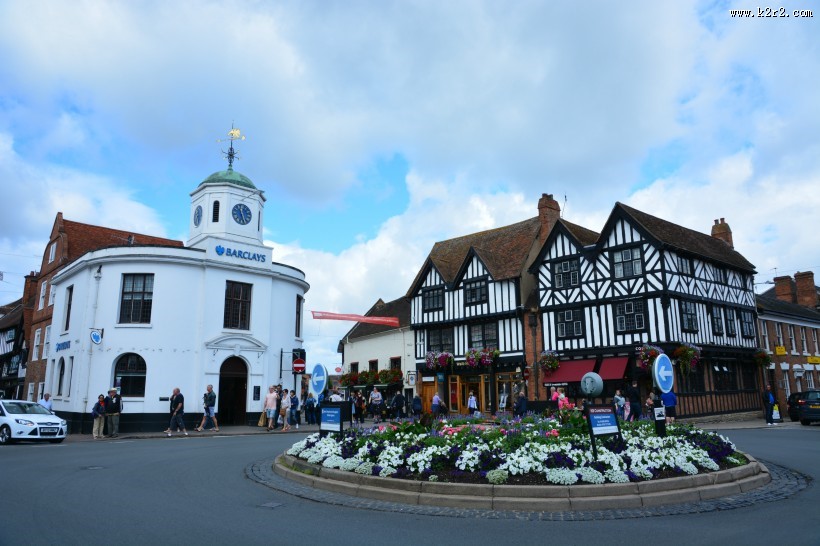 英国斯特拉福德小镇风景图片大全