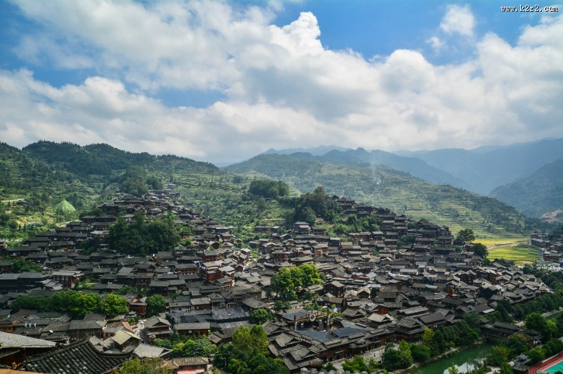 贵州西江千户苗寨风景图片大全