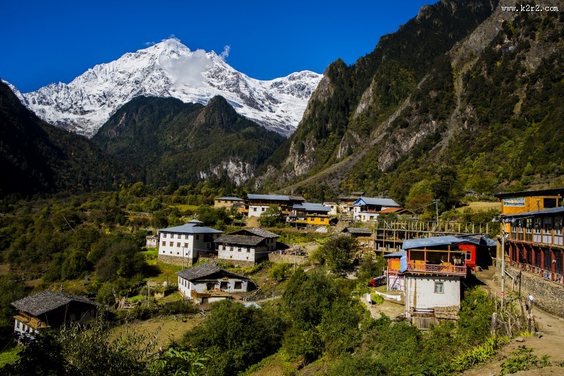 云南雨崩村风景图片