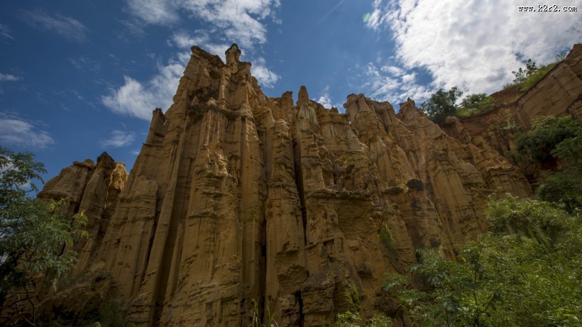 云南元谋土林风景图片
