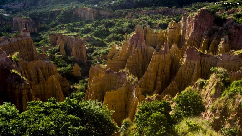 云南元谋土林风景图片