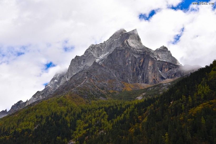 四川四姑娘山双桥沟风景图片