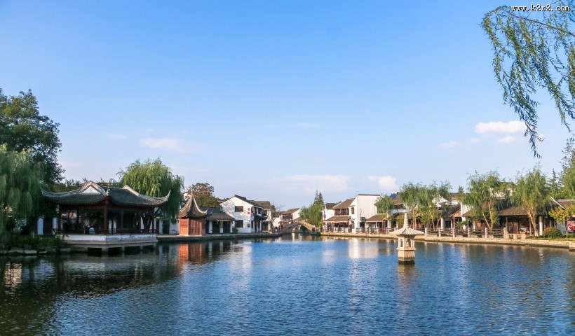 浙江嘉善西塘古镇风景图片