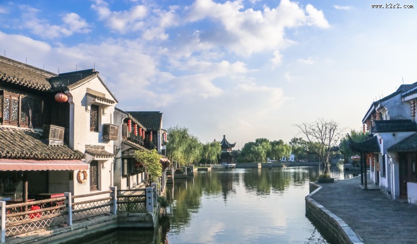 浙江嘉善西塘古镇风景图片