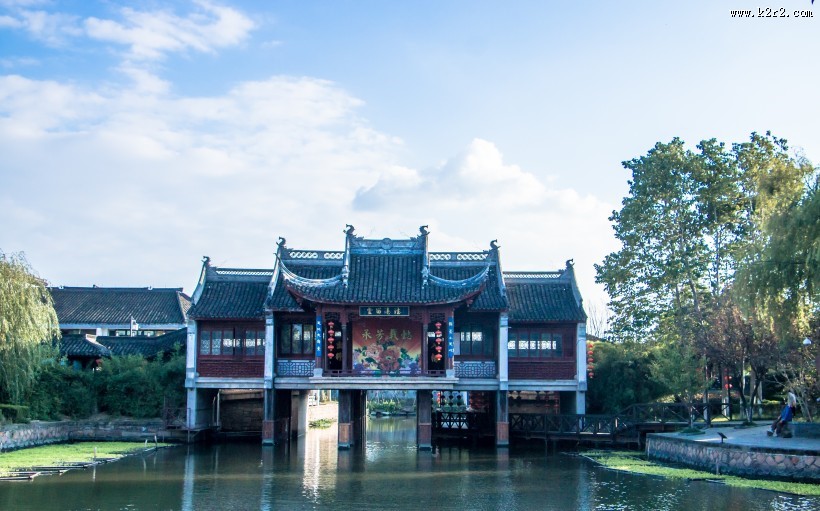 浙江嘉善西塘古镇风景图片