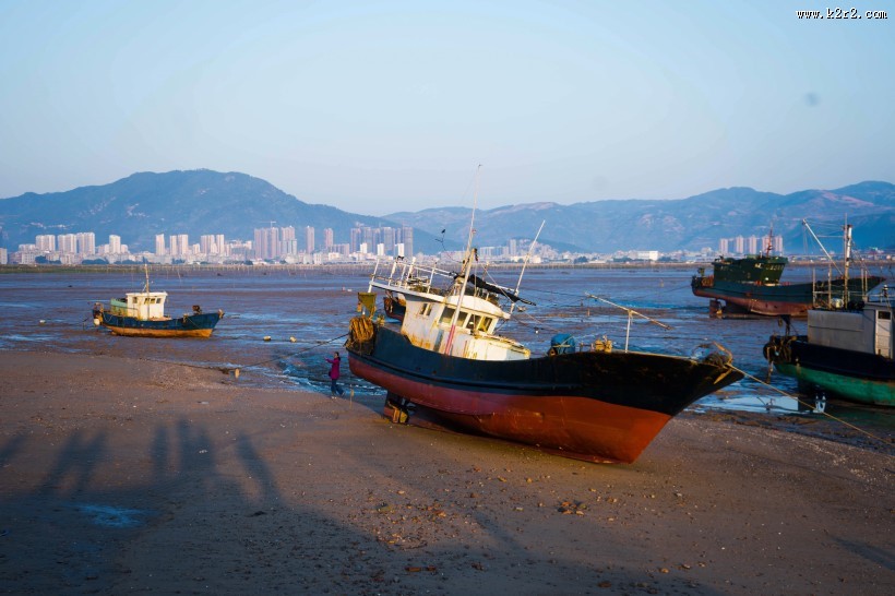 福建宁德霞浦滩涂风景图片