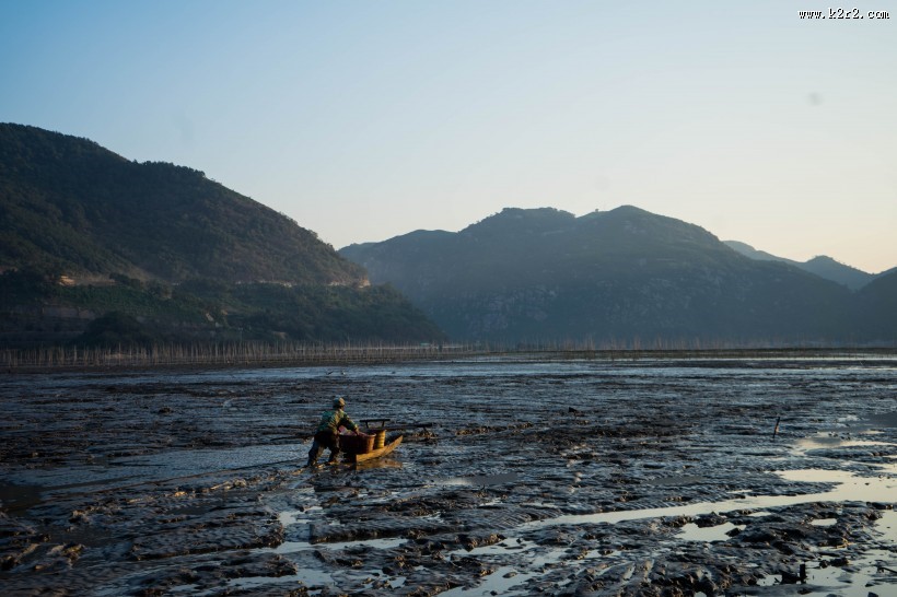福建宁德霞浦滩涂风景图片