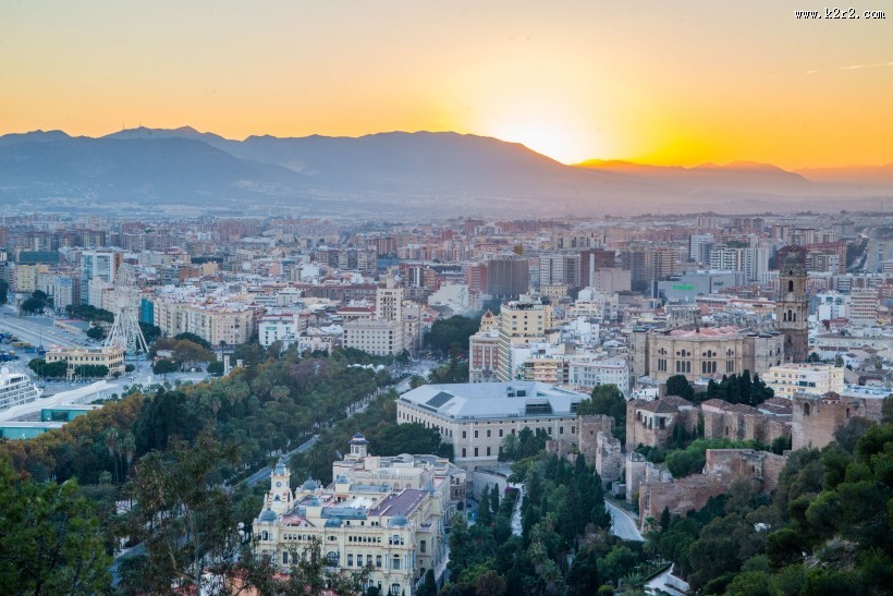 西班牙马拉加城市图片大全