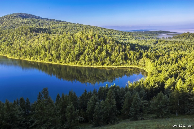内蒙古驼峰岭天池风景图片