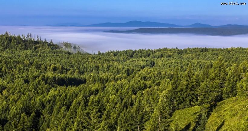 内蒙古驼峰岭天池风景图片