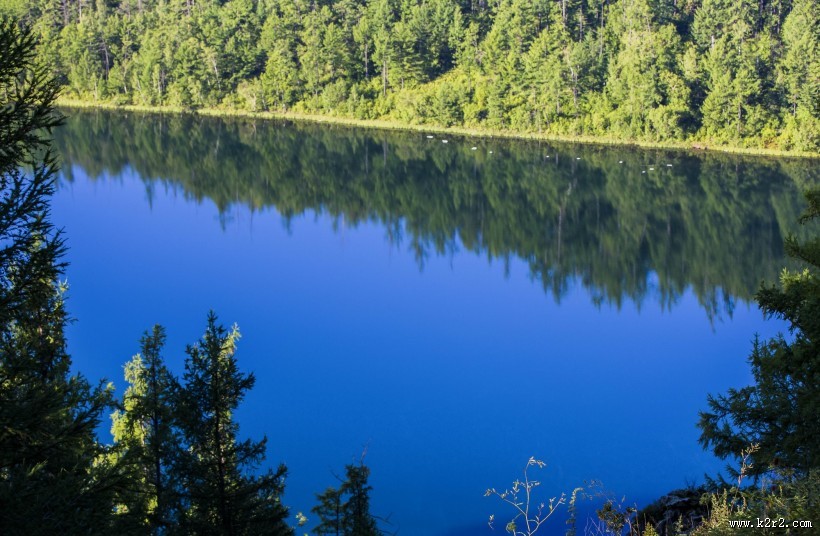 内蒙古驼峰岭天池风景图片
