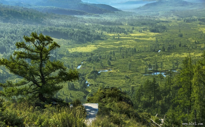 内蒙古驼峰岭天池风景图片