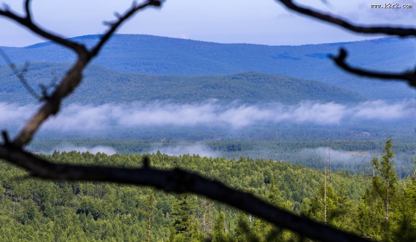 内蒙古驼峰岭天池风景图片