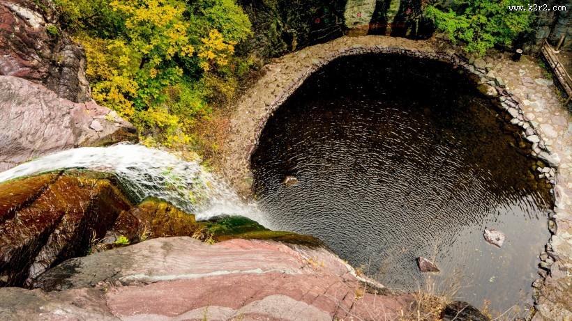 北京双龙峡风景图片