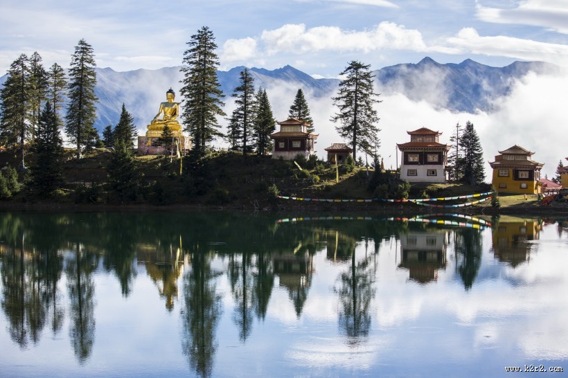 四川措卡湖风景图片大全