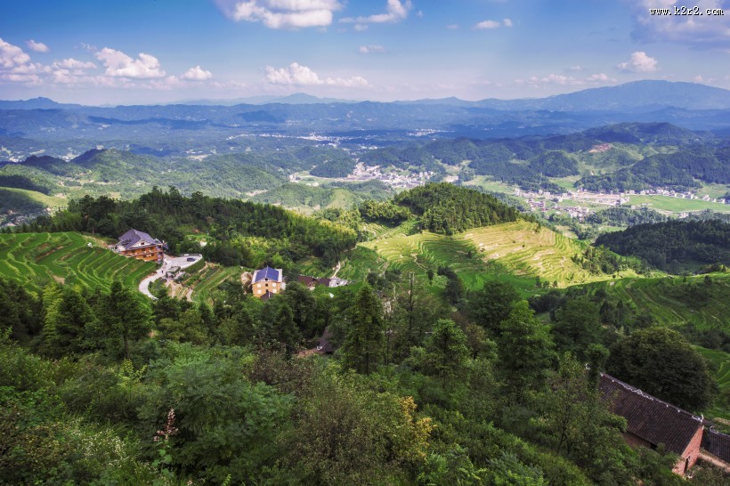 湖南紫鹊界梯田风景图片大全
