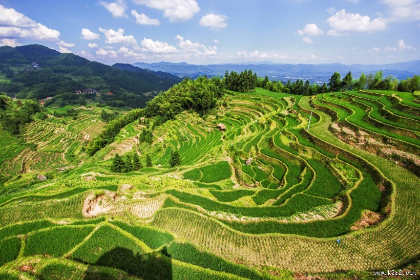 湖南紫鹊界梯田风景图片大全
