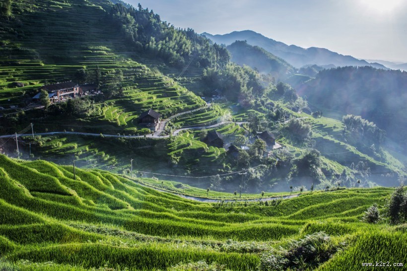 湖南紫鹊界梯田风景图片大全