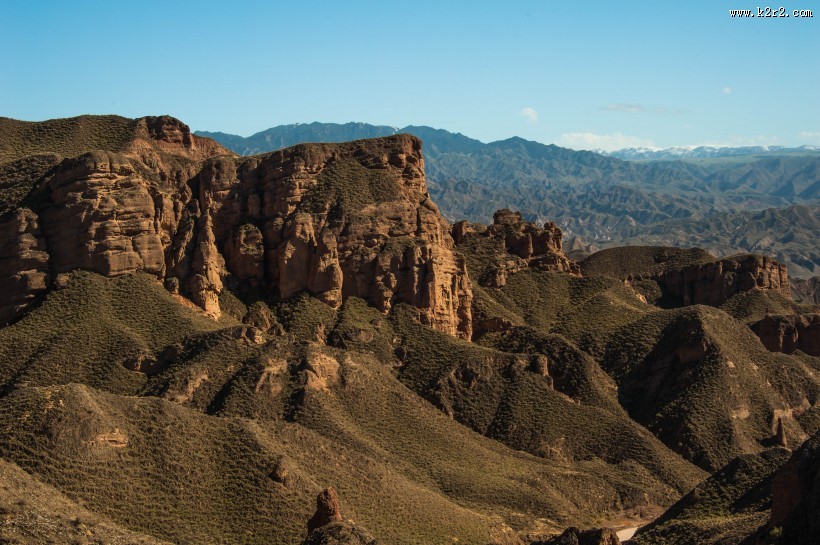 甘肃冰沟丹霞风景图片