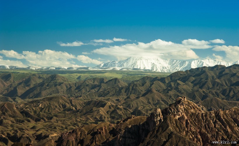 甘肃冰沟丹霞风景图片