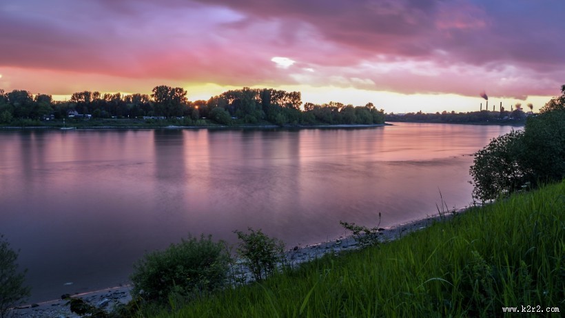 瑞士莱茵河畔风景图片大全